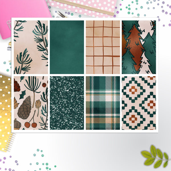 Pine Cones Full Box Big Happy Planner, Erin Condren, Classic Happy Planner