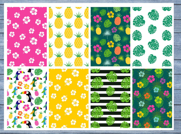 Pineapple Floral Full Box Planner Stickers, Big Happy Planner, Erin Condren, Classic Happy Planner, Mini Happy Planner