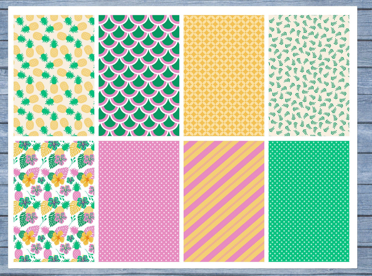Pineapple Hearts Full Box Planner Stickers, Big Happy Planner, Erin Condren, Classic Happy Planner, Mini Happy Planner