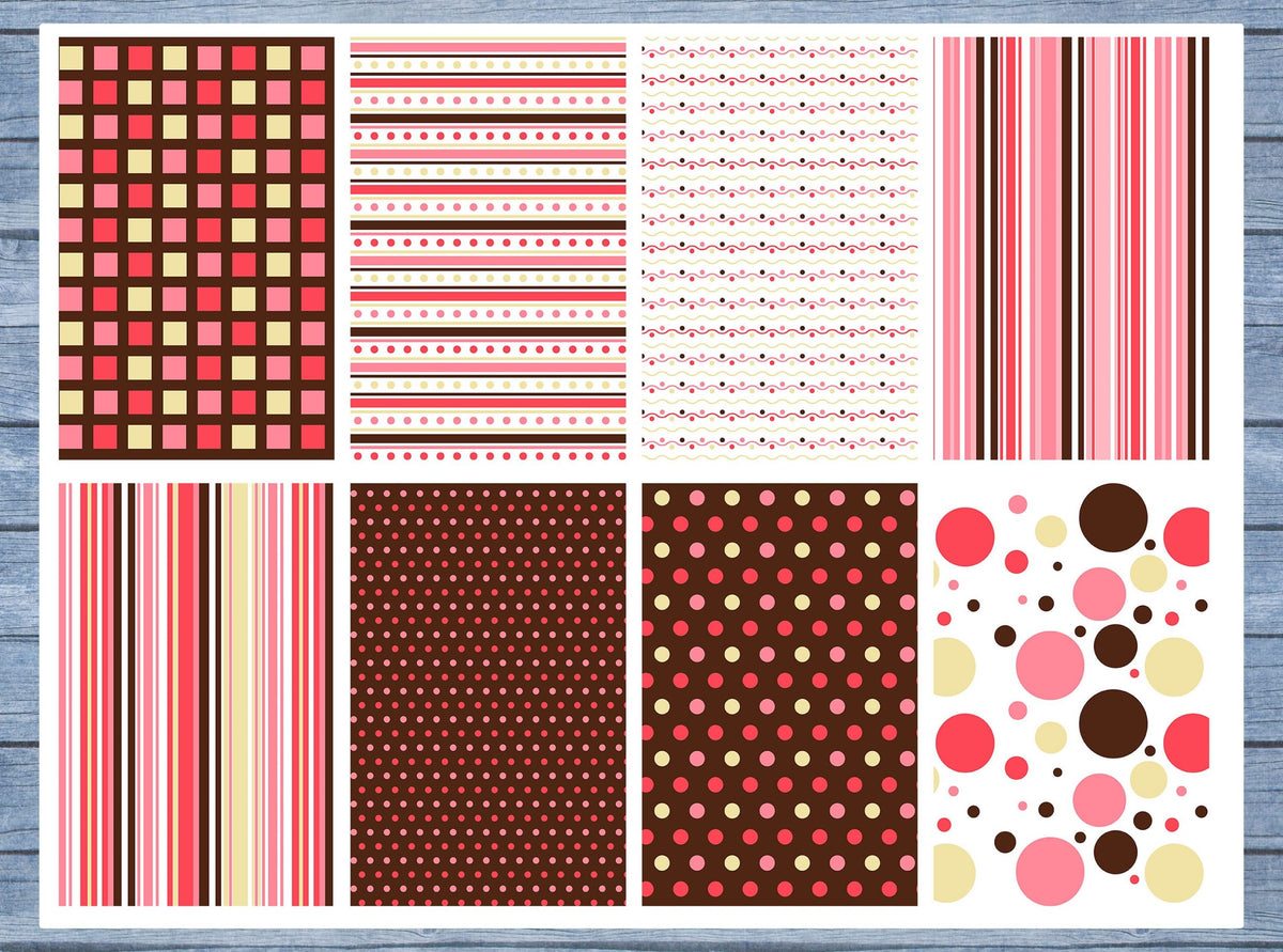 Pink Dots Full Box Planner Stickers, Big Happy Planner, Erin Condren, Classic Happy Planner