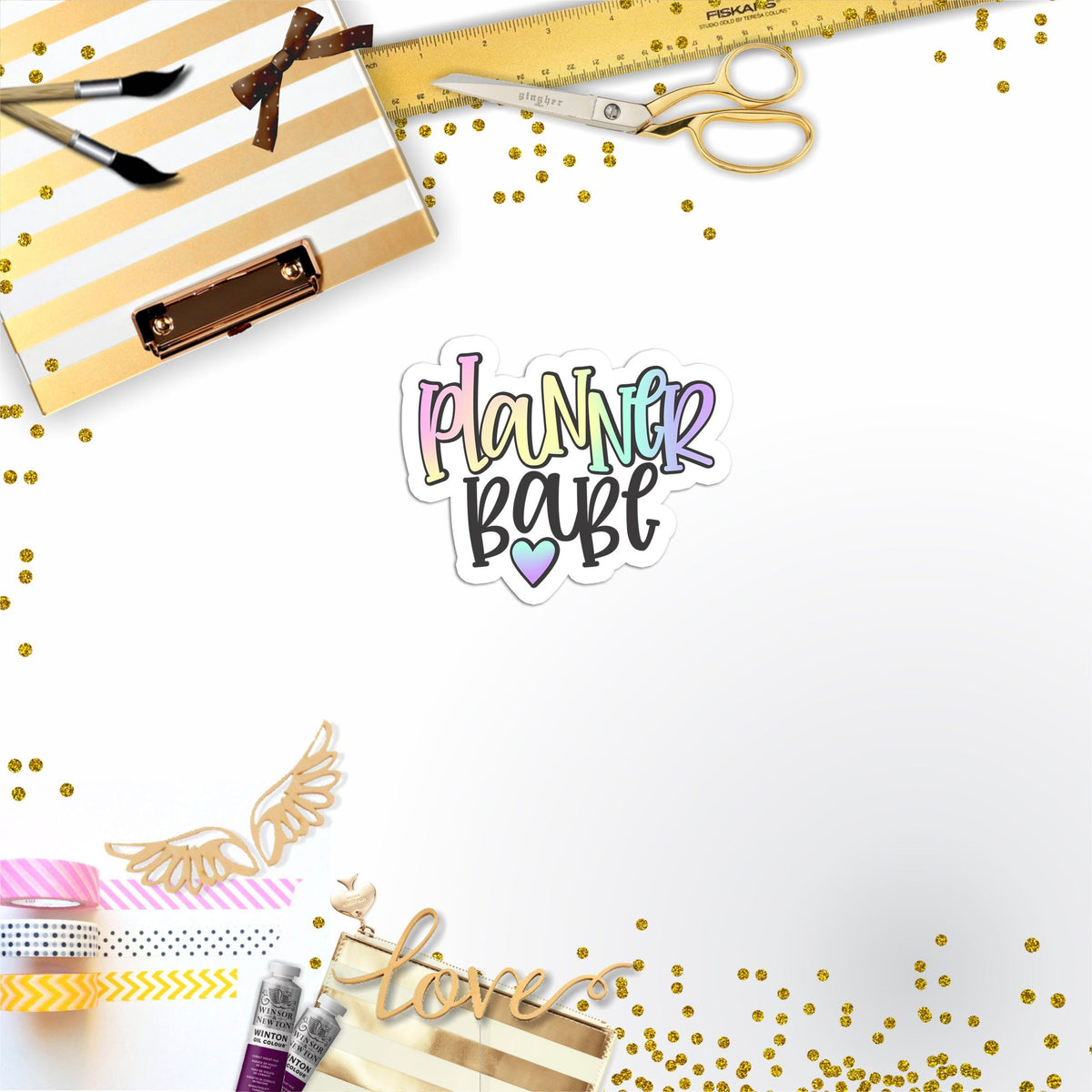 Planner Babe Vinyl Sticker