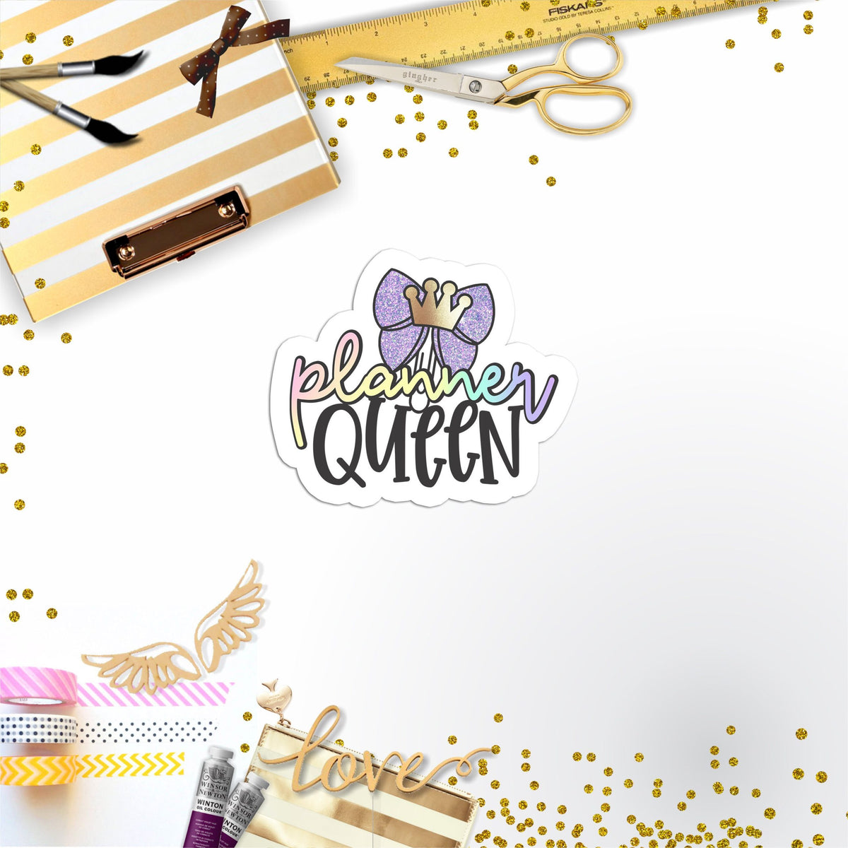 Planner Queen Vinyl Sticker