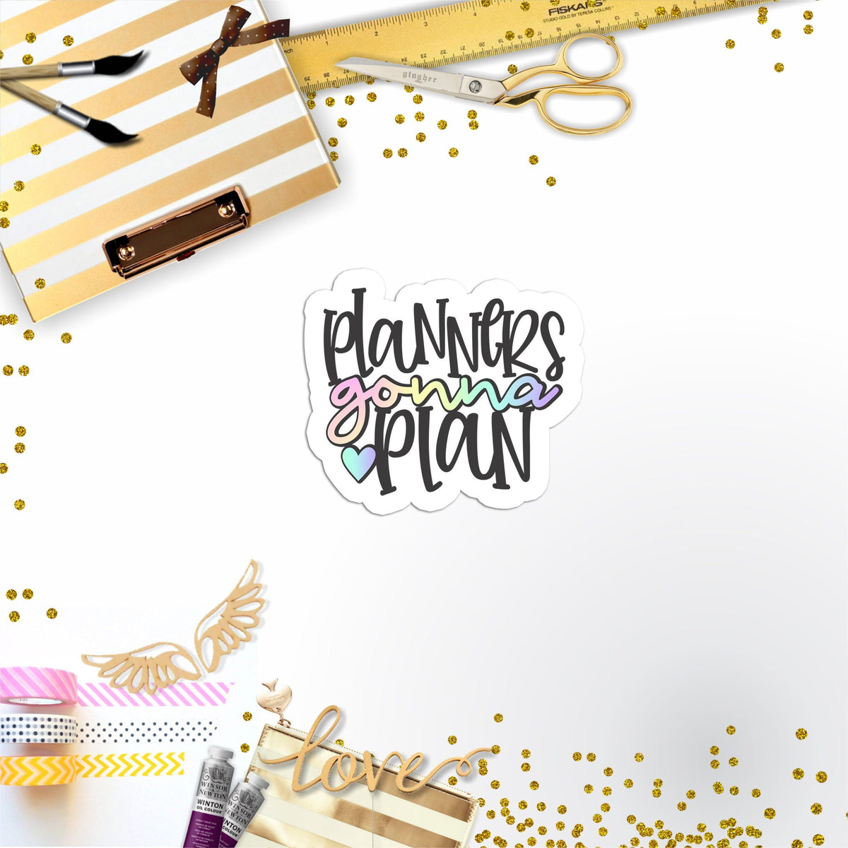 Planners Gonna Plan Vinyl Sticker