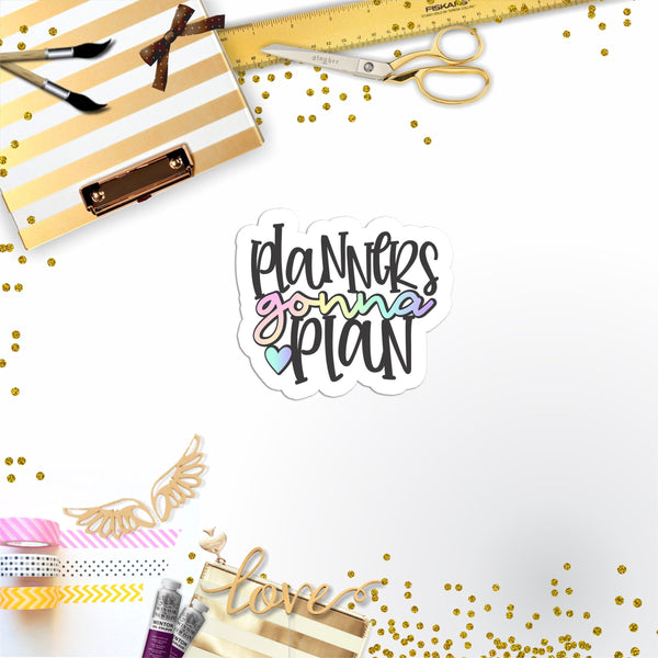 Planners Gonna Plan Vinyl Sticker