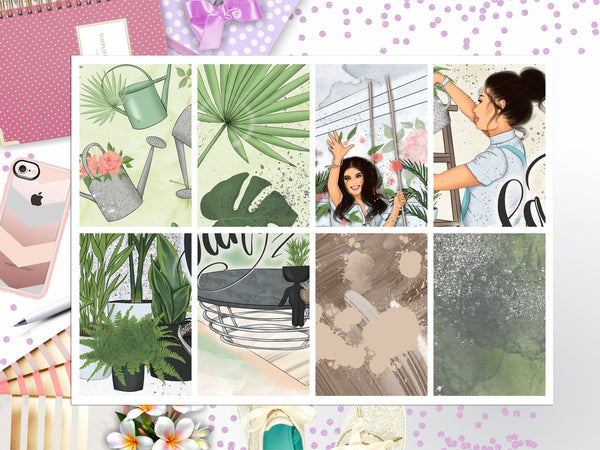 Plant Lady Full Box Big Happy Planner, Erin Condren, Classic Happy Planner