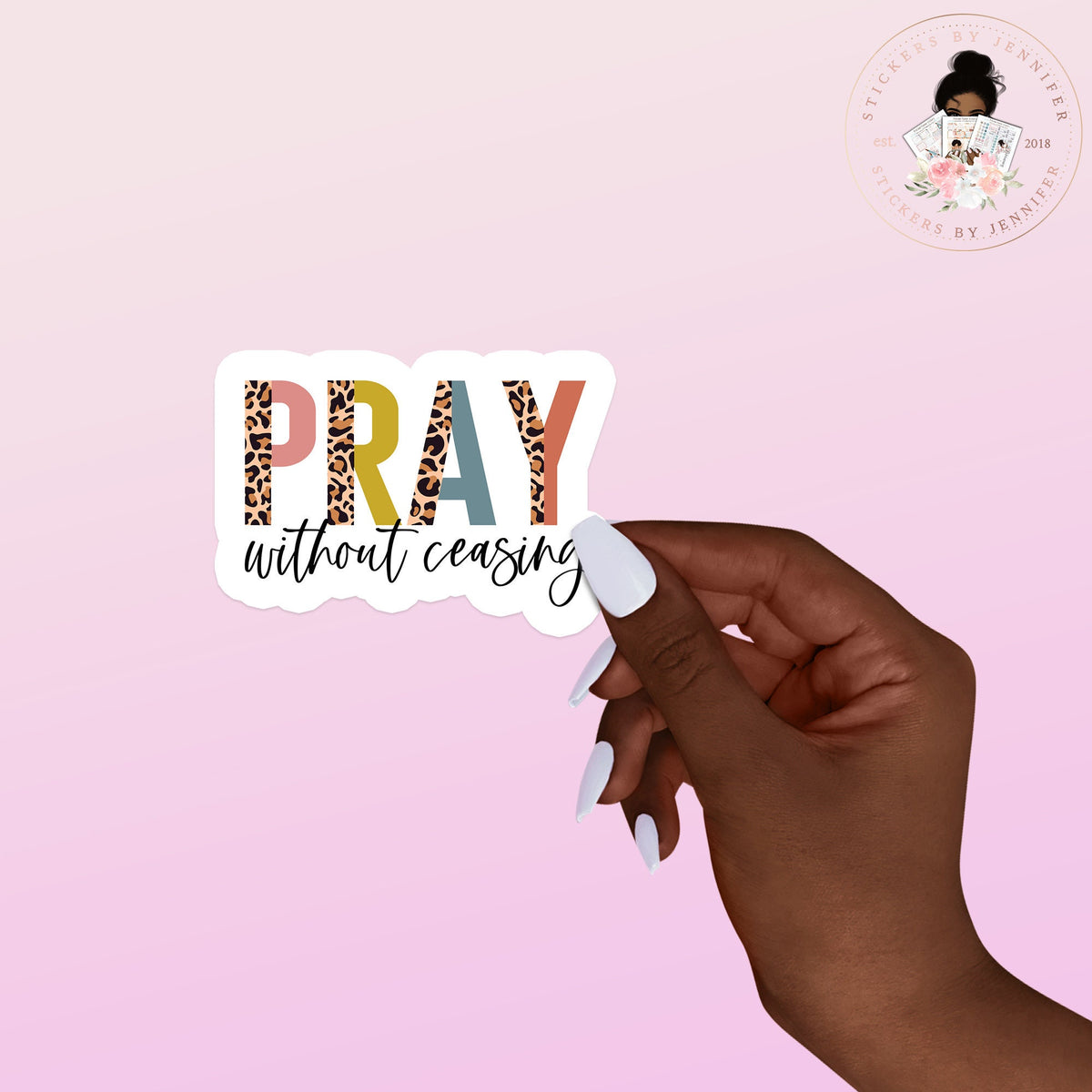 Pray Vinyl Sticker
