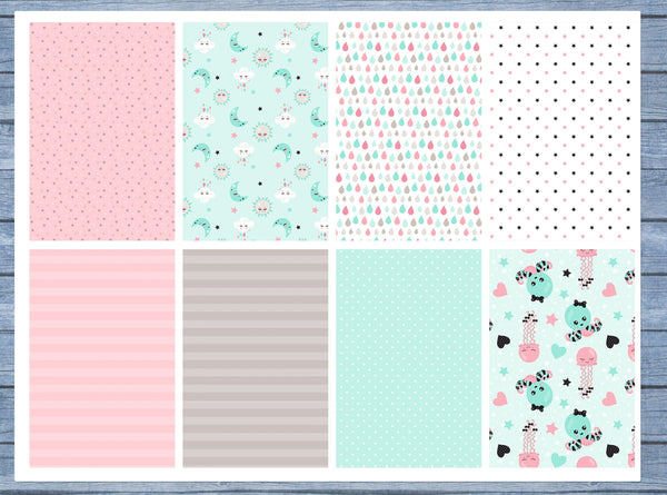 Pretty Octo Full Box Planner Stickers, Big Happy Planner, Erin Condren, Classic Happy Planner, Mini Happy Planner