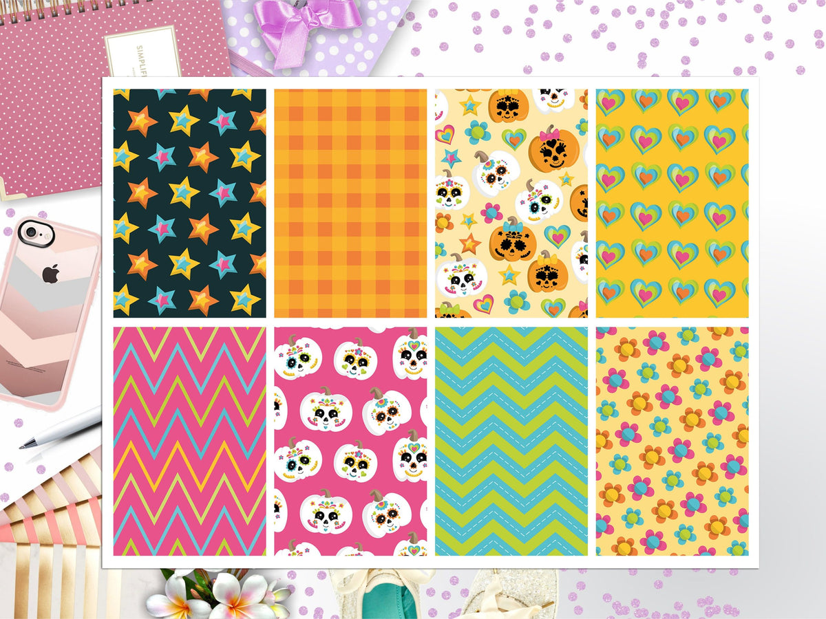 Pumpkin Halloween Full Box Big Happy Planner, Erin Condren, Classic Happy Planner