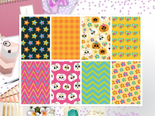 Pumpkin Halloween Full Box Big Happy Planner, Erin Condren, Classic Happy Planner