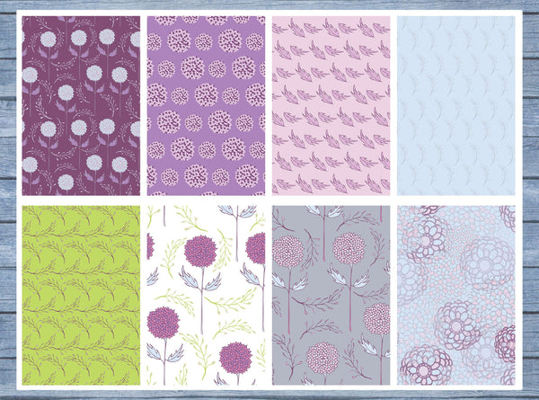 Purple Spring Full Box Planner Stickers, Big Happy Planner, Erin Condren, Classic Happy Planner