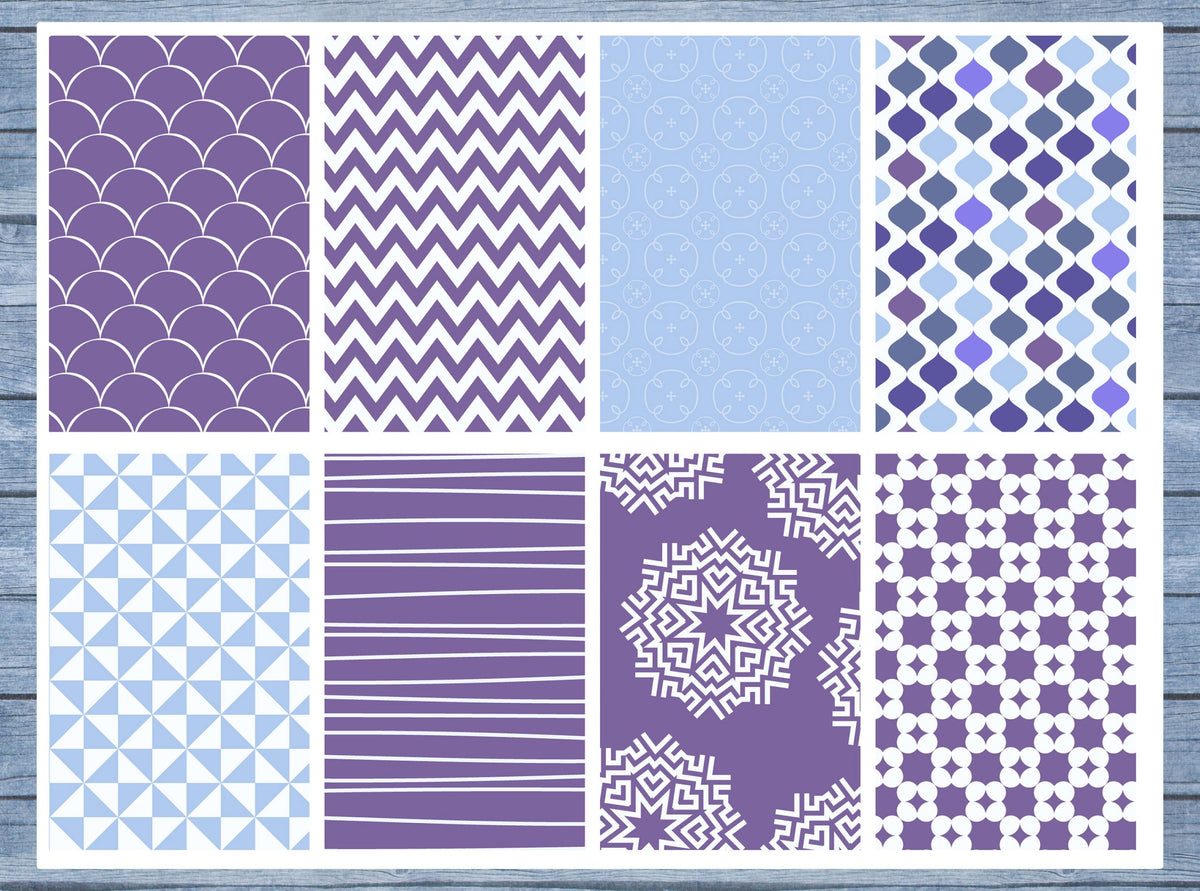 Purple Zone Full Box Planner Stickers, Big Happy Planner, Erin Condren, Classic Happy Planner