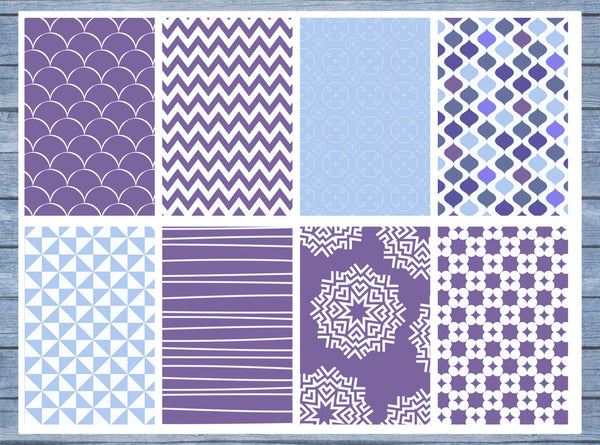 Purple Zone Full Box Planner Stickers, Big Happy Planner, Erin Condren, Classic Happy Planner