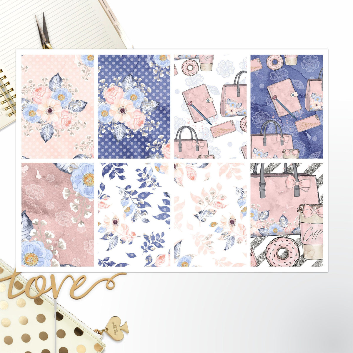 Purse Full Box Big Happy Planner, Erin Condren, Classic Happy Planner