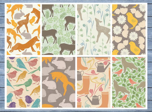 Rabbits And Deer Full Box Planner Stickers, Big Happy Planner, Erin Condren, Classic Happy Planner
