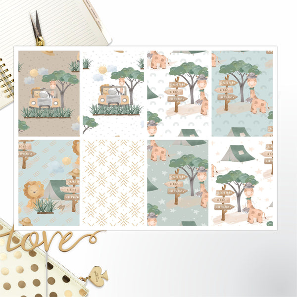 Safari Full Box Big Happy Planner, Erin Condren, Classic Happy Planner