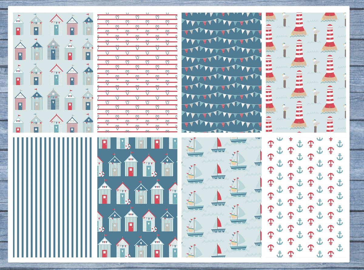 Sail Away Full Box Planner Stickers, Big Happy Planner, Erin Condren, Classic Happy Planner, Mini Happy Planner