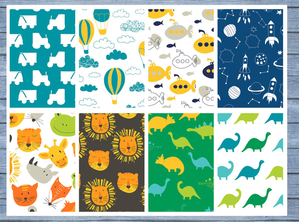 Sarfari Dinosaur Full Box Planner Stickers, Big Happy Planner, Erin Condren, Classic Happy Planner