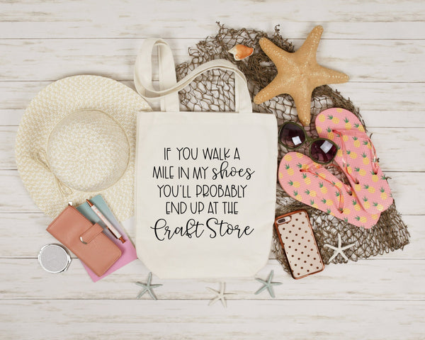 Shoes Craft Store  100% Cotton Tote Bag