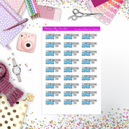 Shopping Trip Stickers, Planner Stickers, Journal Stickers, Functional Planner Stickers, Stationary Stickers