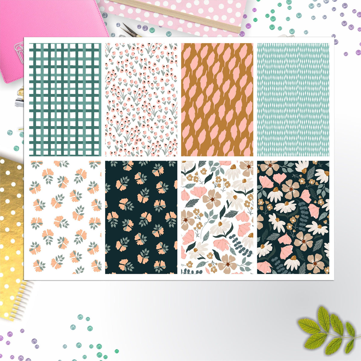 Spring Bloom Full Box Big Happy Planner, Erin Condren, Classic Happy Planner