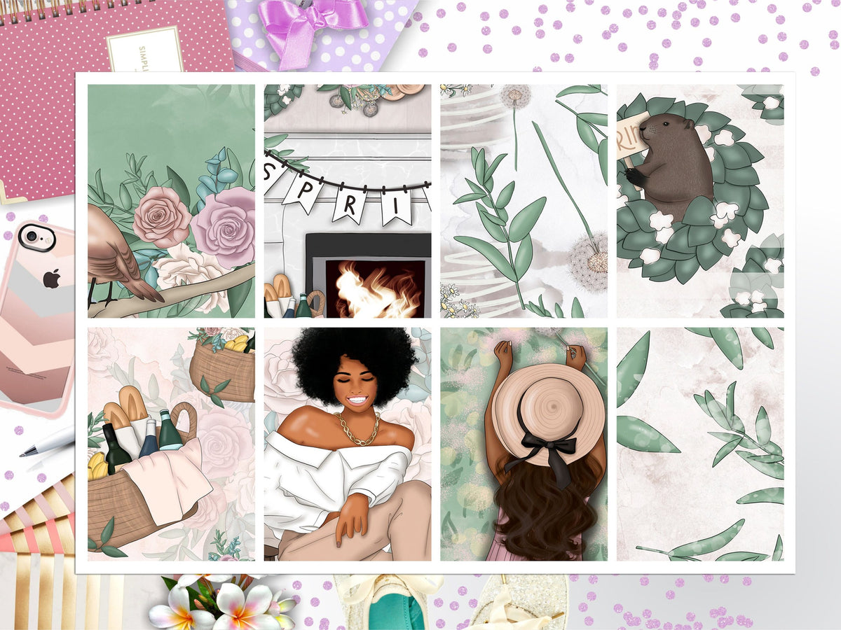 Spring Full Box Big Happy Planner, Erin Condren, Classic Happy Planner