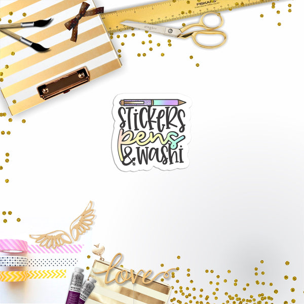 Stickers Pens Washi Vinyl Sticker