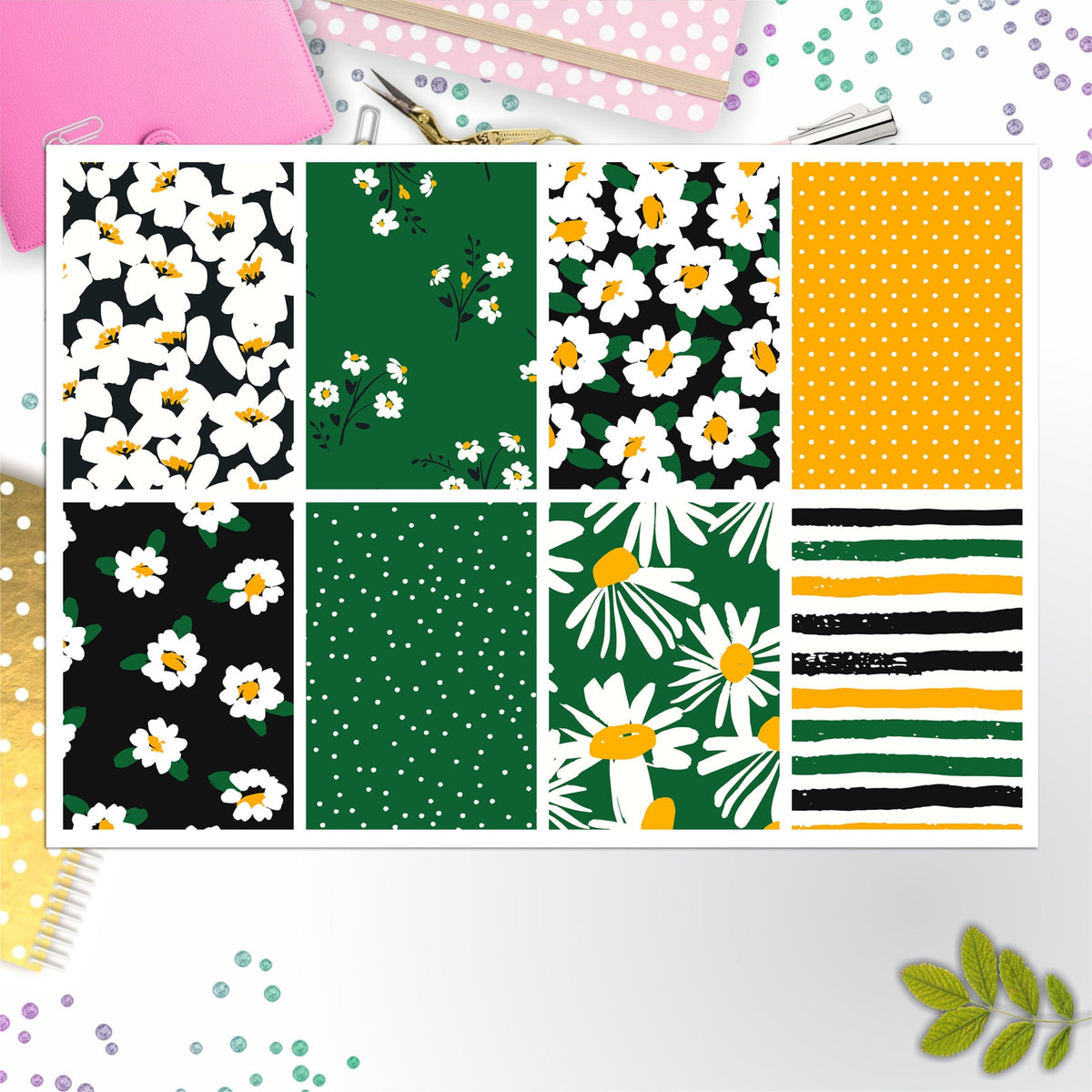 Summer Bloom Full Box Big Happy Planner, Erin Condren, Classic Happy Planner