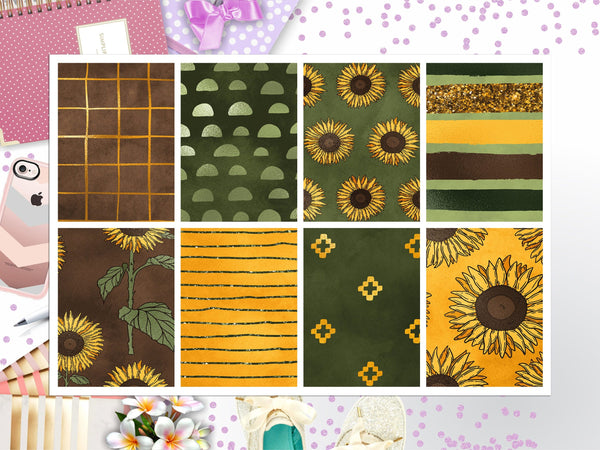 Sunflower Full Box Big Happy Planner, Erin Condren, Classic Happy Planner