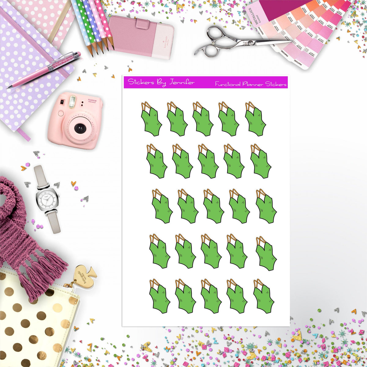 Swimsuit Stickers, Planner Stickers, Journal Stickers, Functional Planner Stickers, Stationary Stickers