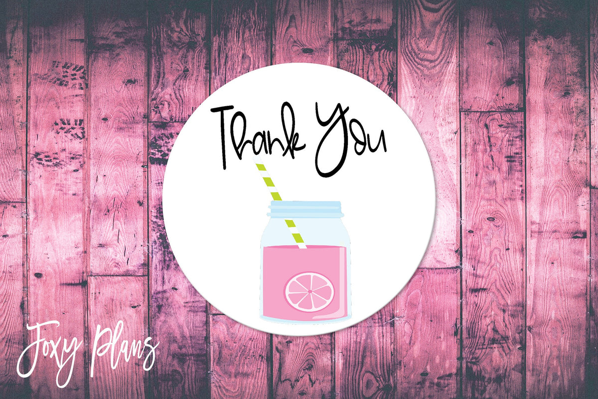 Thank You, Small Business Stickers, Circle Stickers, Stationary  Stickers, Functional Planner Stickers, Envelope Stickers