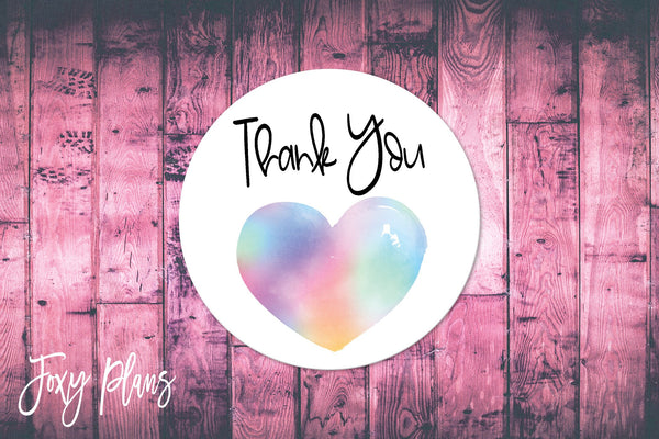 Thank You, Small Business Stickers, Circle Stickers, Stationary  Stickers, Functional Planner Stickers, Envelope Stickers