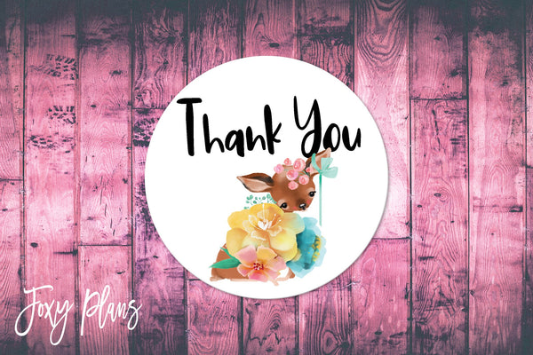 Thank You, Small Business Stickers, Circle Stickers, Stationary Stickers, Functional Planner Stickers, Envelope Stickers