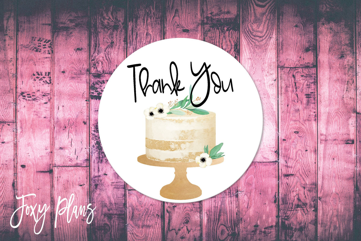 Thank You, Small Business Stickers, Circle Stickers, Stationary Stickers, Functional Planner Stickers, Envelope Stickers