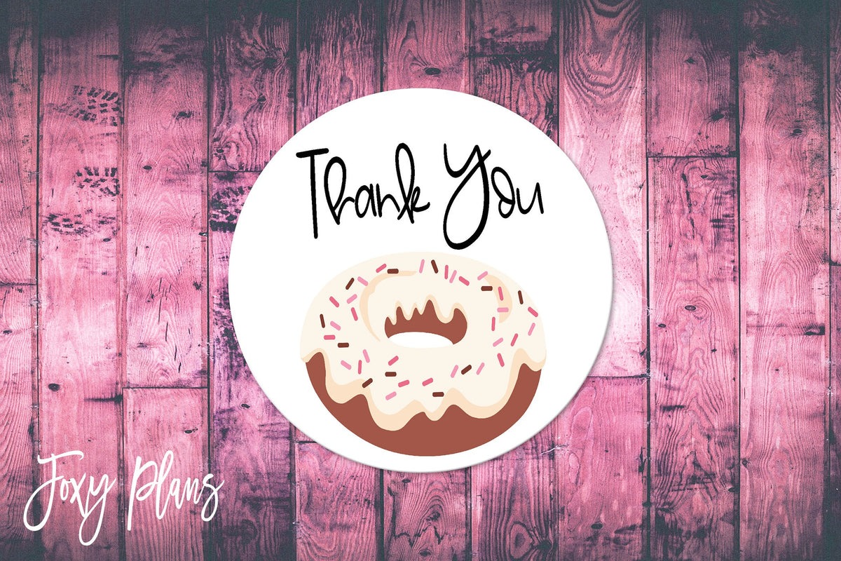 Thank You, Small Business Stickers, Circle Stickers, Stationary  Stickers, Functional Planner Stickers, Envelope Stickers