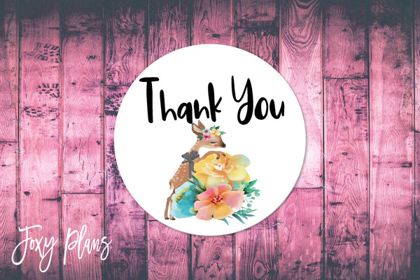Thank You, Small Business Stickers, Circle Stickers, Stationary Stickers, Functional Planner Stickers, Envelope Stickers