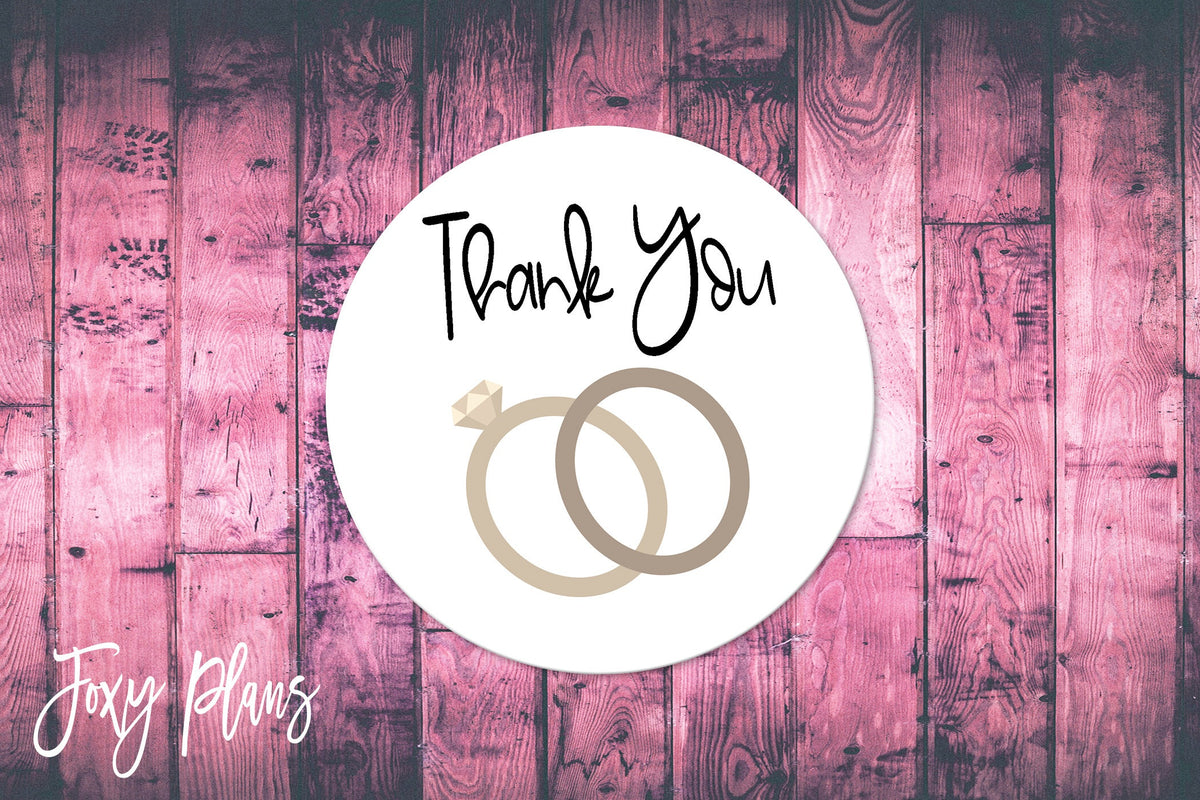 Thank You, Small Business Stickers, Circle Stickers, Stationary  Stickers, Functional Planner Stickers, Envelope Stickers