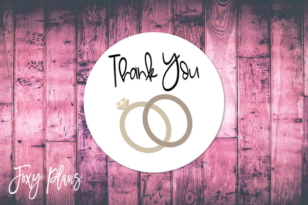 Thank You, Small Business Stickers, Circle Stickers, Stationary  Stickers, Functional Planner Stickers, Envelope Stickers