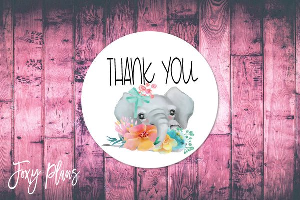 Thank You, Small Business Stickers, Circle Stickers, Stationary Stickers, Functional Planner Stickers, Envelope Stickers