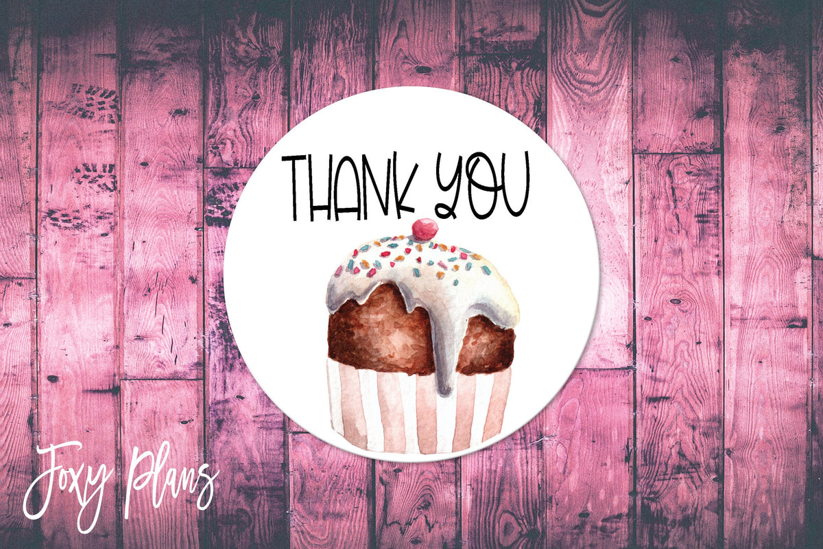 Thank You, Small Business Stickers, Circle Stickers, Stationary Stickers, Functional Planner Stickers, Envelope Stickers