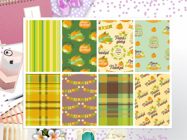 Thanksgiving Full Box Big Happy Planner, Erin Condren, Classic Happy Planner