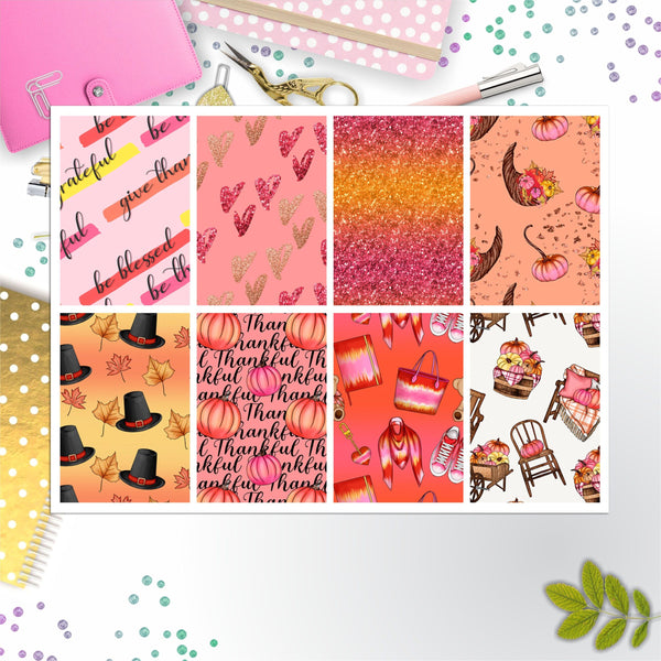 Thanksgiving Full Box Big Happy Planner, Erin Condren, Classic Happy Planner