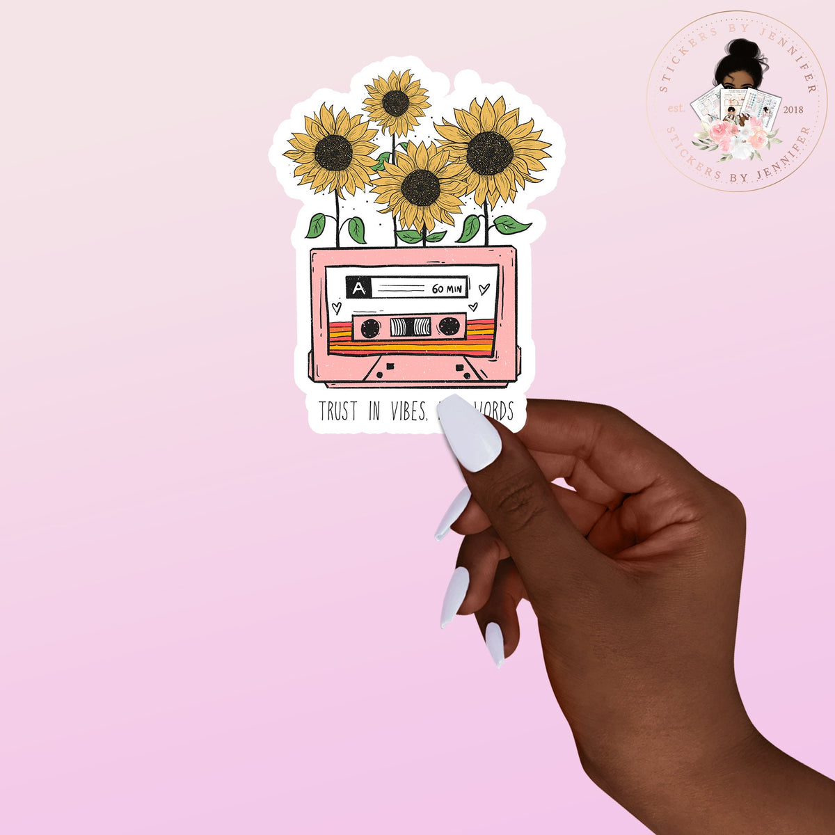 Trust Your Vibe Vinyl Sticker