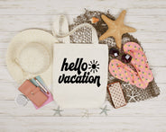 Vacation 100% Cotton Tote Bag