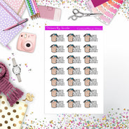 Wash Clothes Stickers, Planner Stickers, Journal Stickers, Functional Planner Stickers, Stationary Stickers
