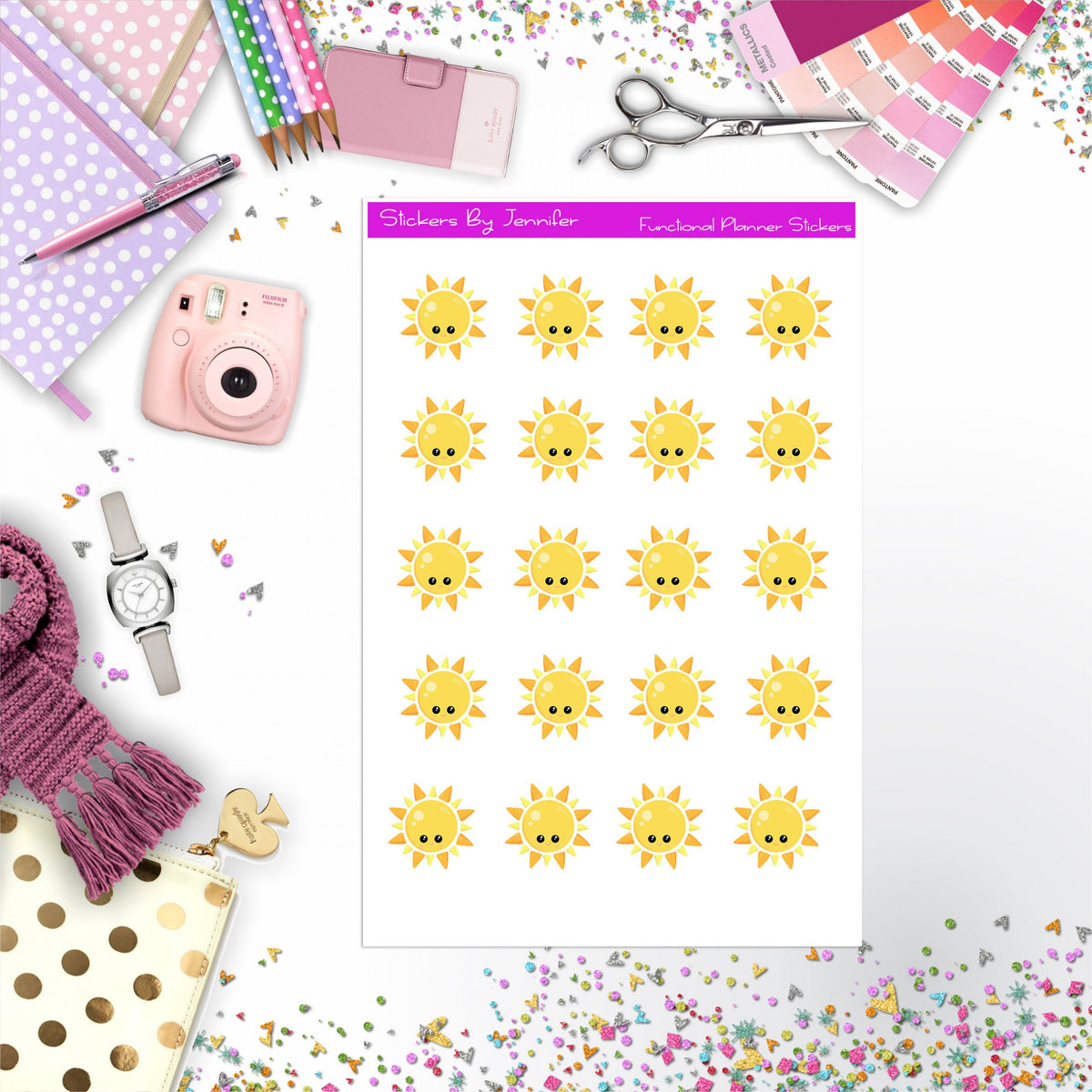 Weather Stickers, Planner Stickers, Journal Stickers, Functional Planner Stickers, Stationary Stickers