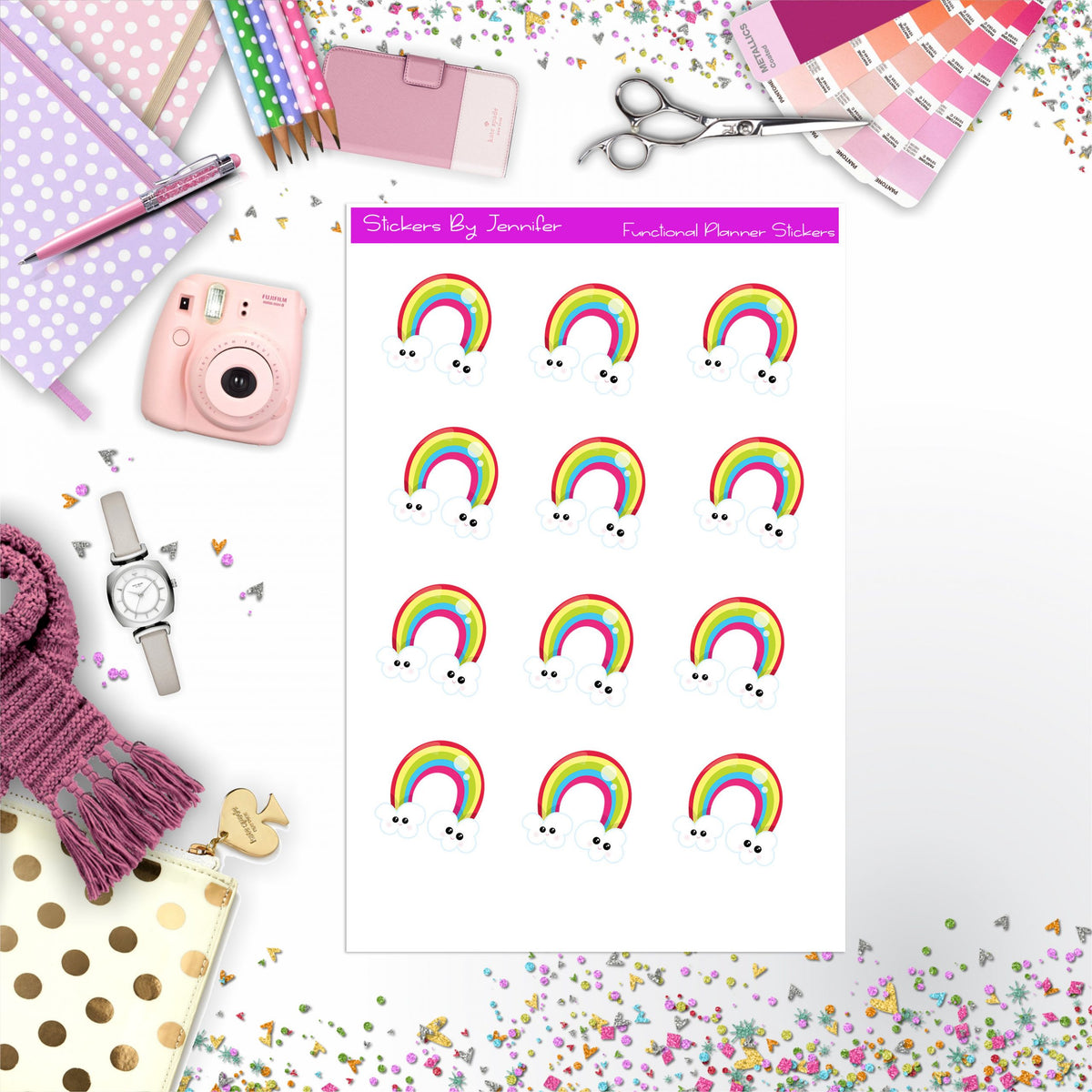 Weather Stickers, Planner Stickers, Journal Stickers, Functional Planner Stickers, Stationary Stickers