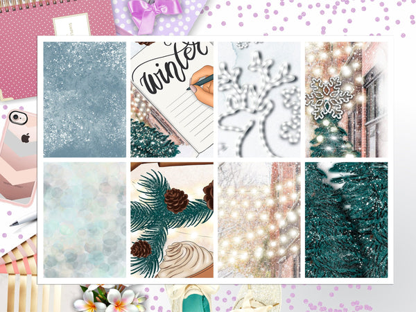 Winter Full Box Big Happy Planner, Erin Condren, Classic Happy Planner