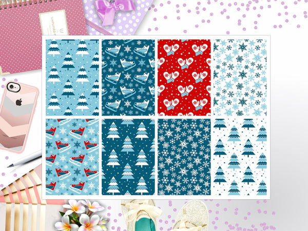 Winter Full Box Big Happy Planner, Erin Condren, Classic Happy Planner