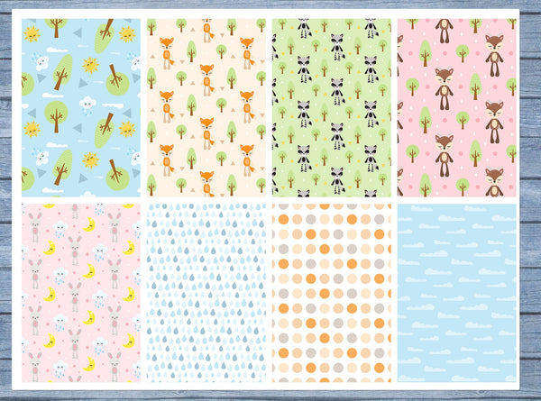 Woodlands Full Box Planner Stickers, Big Happy Planner, Erin Condren, Classic Happy Planner, Mini Happy Planner
