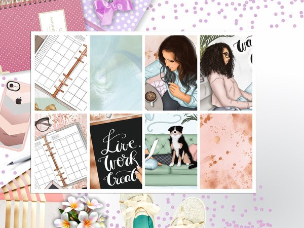 Work Life Full Box Big Happy Planner, Erin Condren, Classic Happy Planner